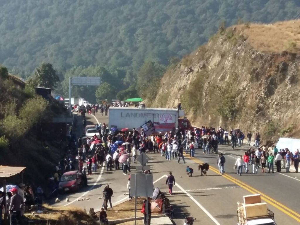 Bloqueos de la CNTE en Chiapas.