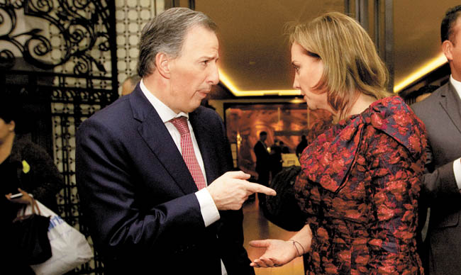 Ruiz Massieu y el titular de Hacienda, durante el US-México CEO Dialogue. 