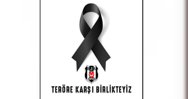 Estamos juntos contra el terrorismo, publicó el Besiktas