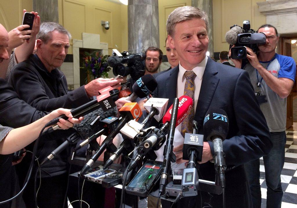 Bill English acudió a la asamblea partidista con la mayoría suficiente tras la retirada los últimos días de otros tres candidatos a liderar el partido
