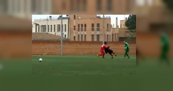 La agresión al árbitro por parte de un jugador 