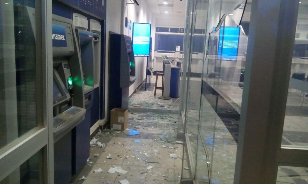 El ataque se registró en una sucursal de Banamex.
