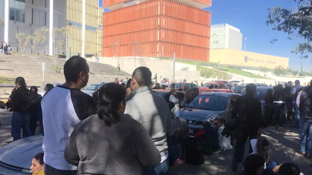 Protestan trabajadores del Poder Judicial por falta de pago de ...