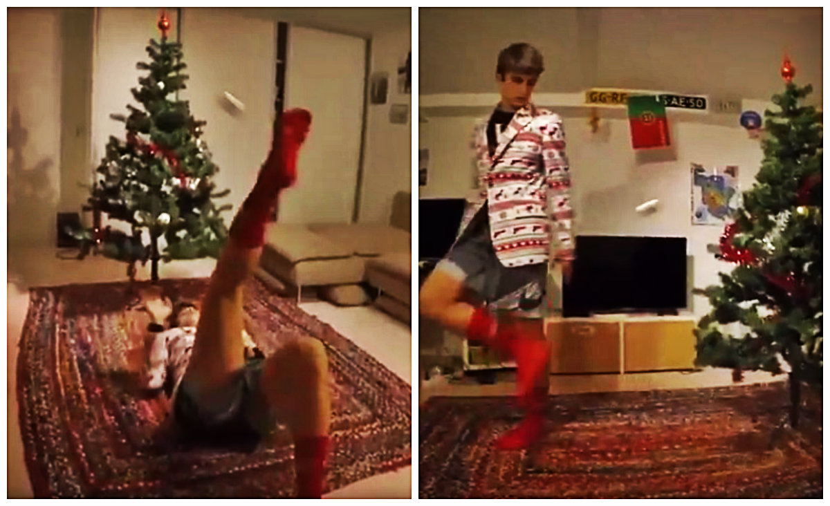 Un par de jóvenes tenían mucho tiempo libre 