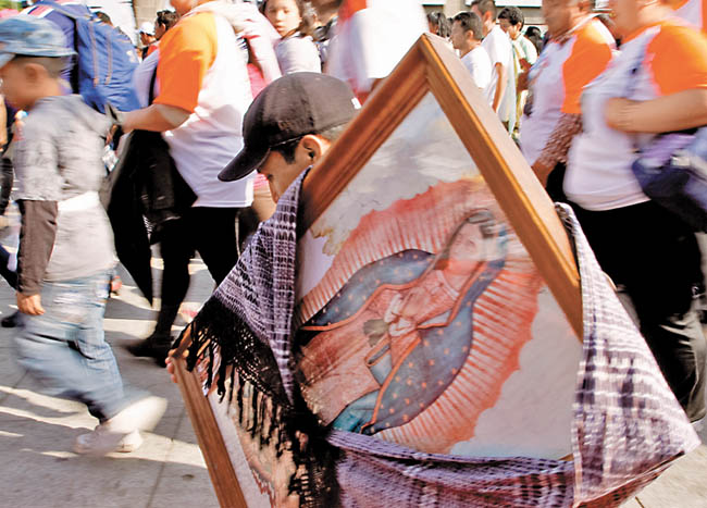 El fervor guadalupano se hace presente cada 12 de diciembre. 