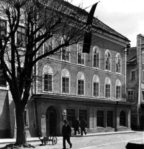 La casa donde nació Hitler, en Braunau am Inn.