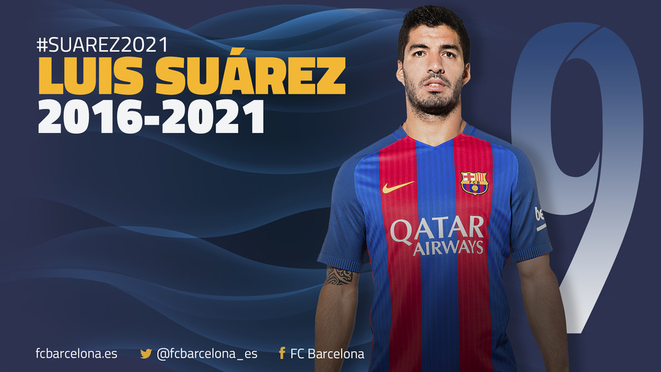 Luis Suárez renovó con el Barcelona de España 