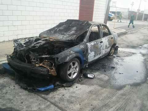 El 26 de noviembre, en el cruce de las calles De la Paz y Las Palmas, del fraccionamiento Acapulco, encontraron quemado el automóvil de la joven.