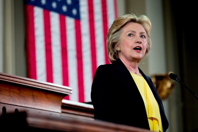 La ex candidata demócrata, Hillary Clinton.