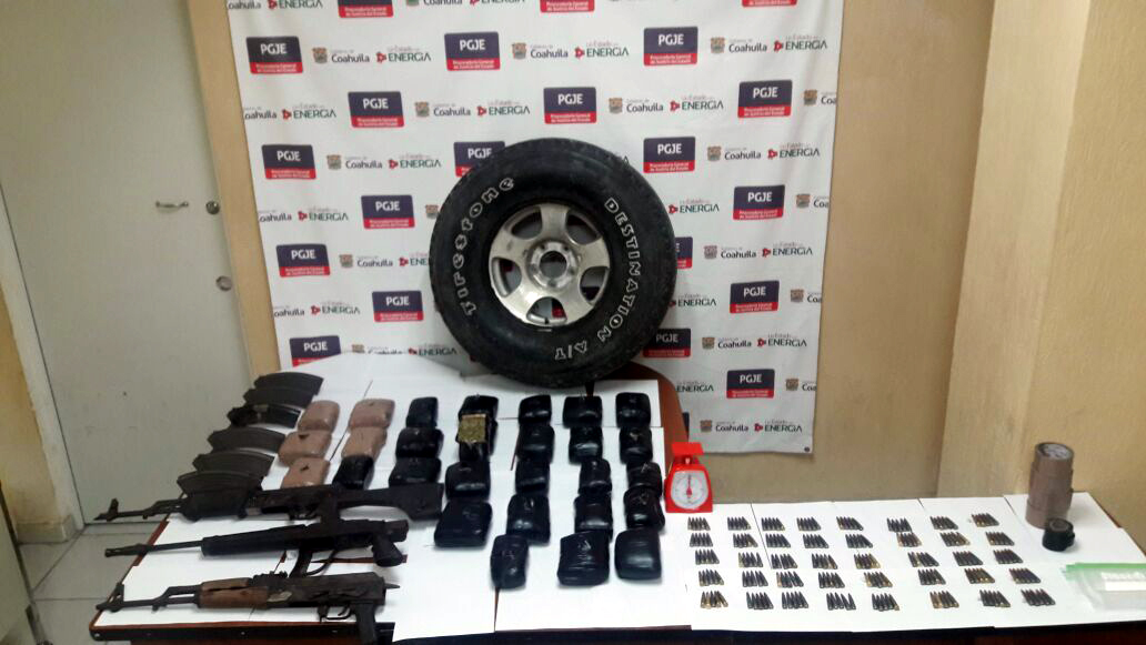 La PGJE Coahuila informó que no hubo personas detenidas.