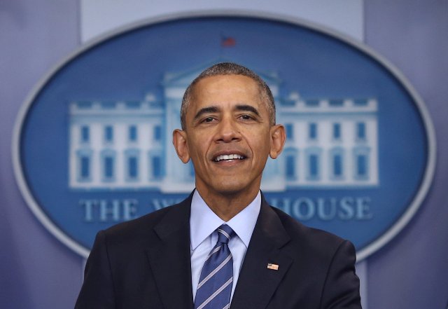 El presidente de Estados Unidos, Barack Obama, en su última conferencia de prensa.