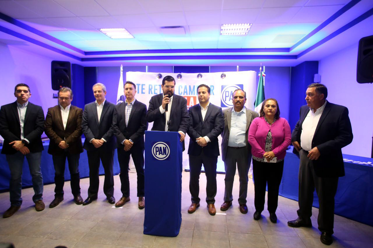 El Secretario General del CEN, Damián Zepeda Vidales estuvo con los panistas de Coahuila.