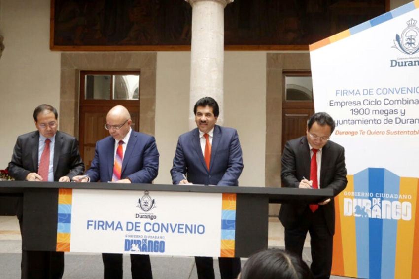 Alcalde de Durango, Ramón Enríquez, anuncia convenio con empresa china.