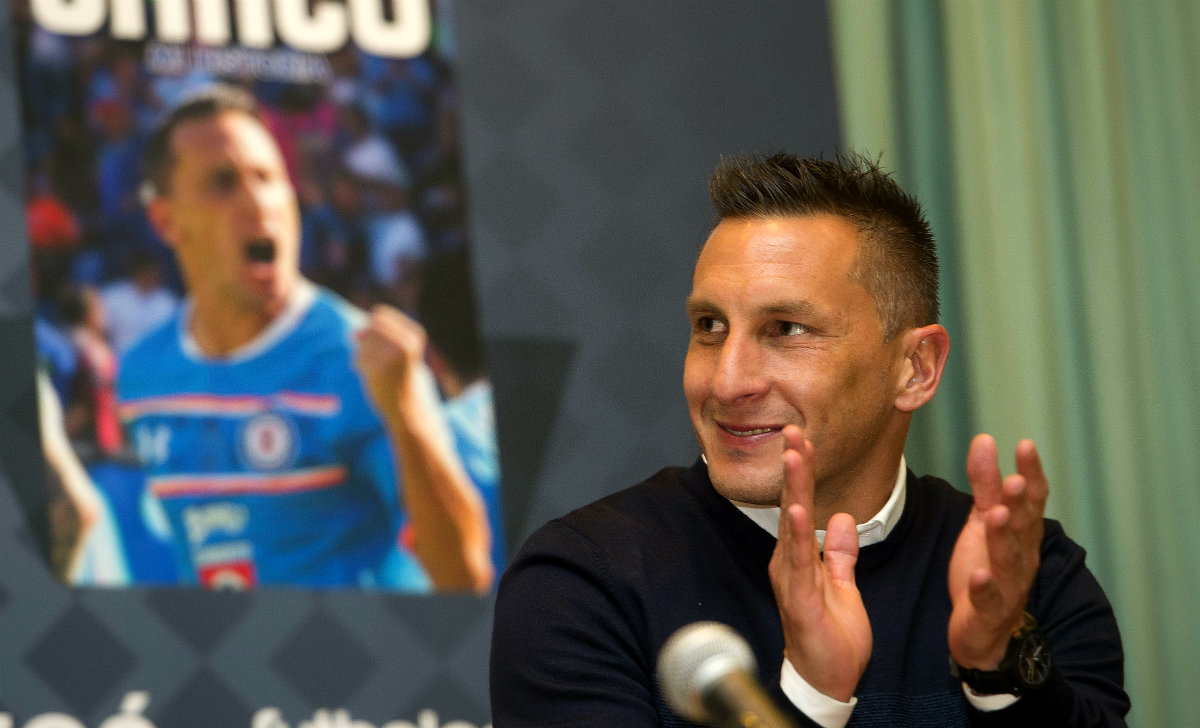 'Chaco' Giménez, jugador de Cruz Azul 