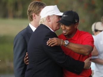 Donald Trump y Tiger Woods