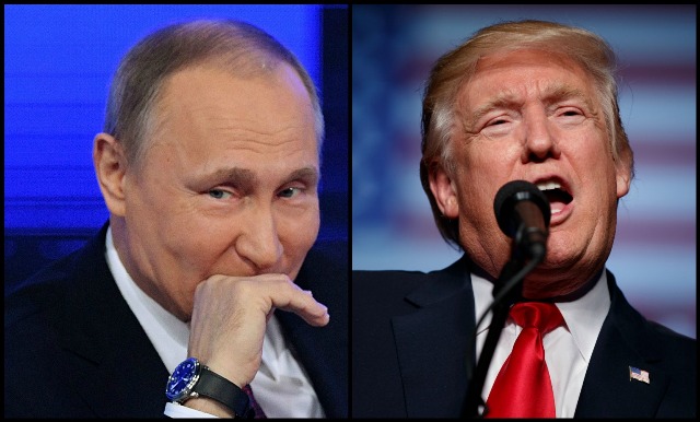 Vladimir Putin y Donald Trump.