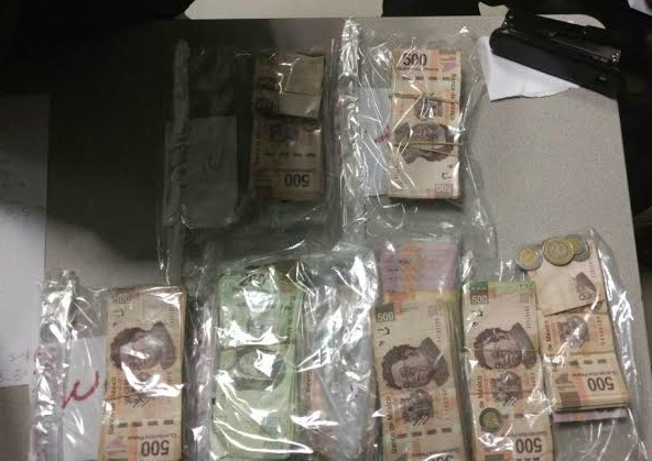 Dinero en efectivo, incautación.