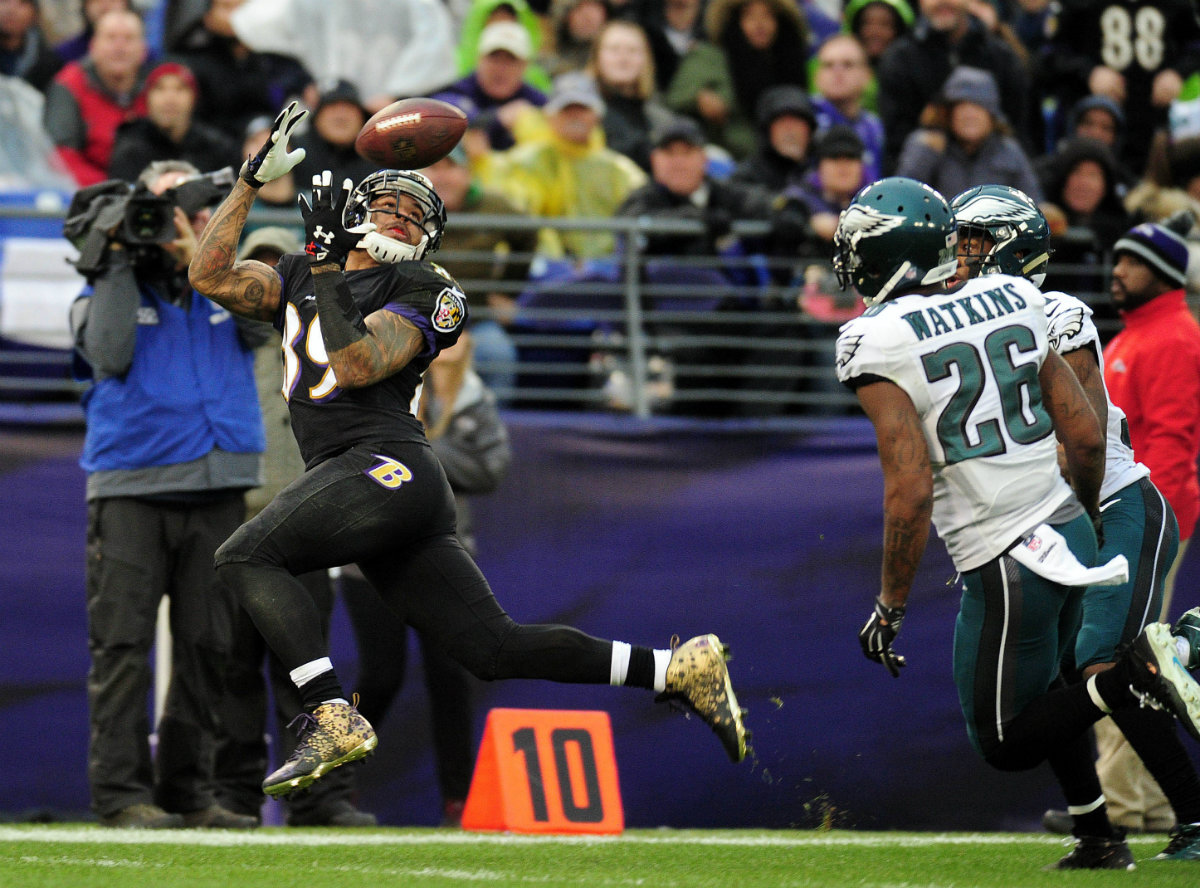 Steve Smith receptor de los Cuervos de Baltimore