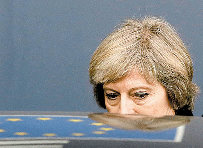 Theresa May, primera ministra británica. 