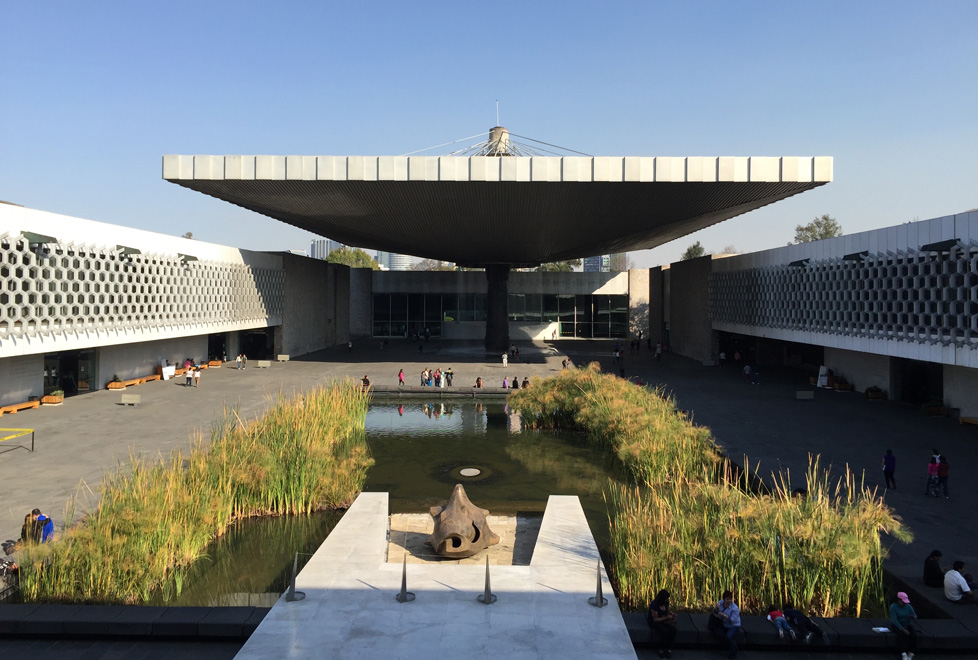 El Museo Nacional de Antropología e Historia.