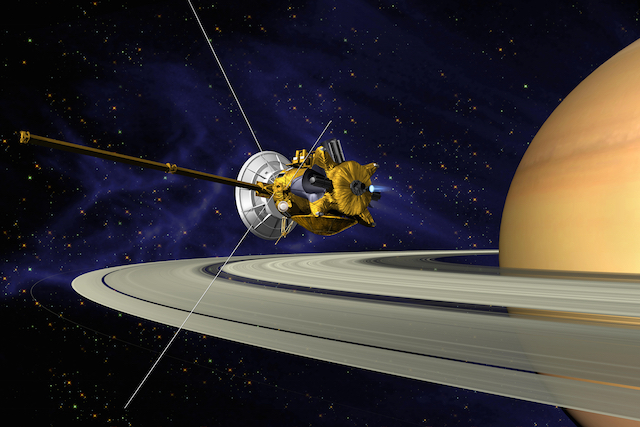 La misión Cassini terminará este año en la atmósfera de Saturno.