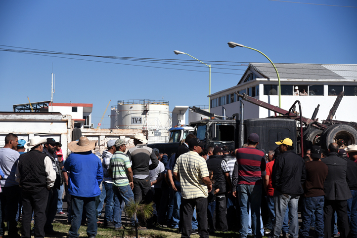 Protestas contra el 'gasolinazo' en Durango.