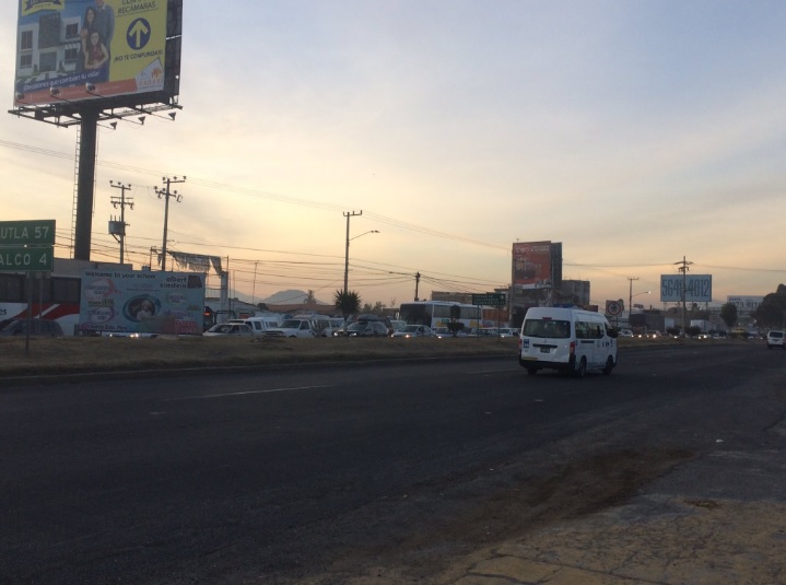 Circulación afectada en el Circuito Exterior Mexiquense.