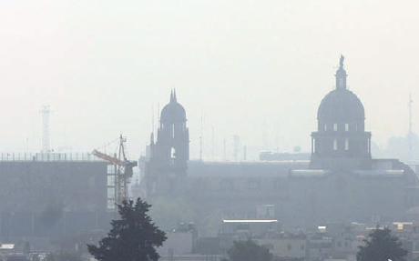 Contingencia ambiental, contaminación del aire en Toluca.