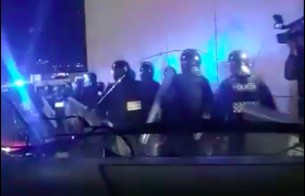 El elemento herido ya fue trasladado a un hospital.