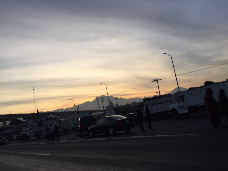 La circulación se vio afectada en la México-Puebla.