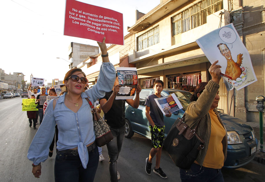 Se registraron marchas a lo largo de todos los estados del país. 