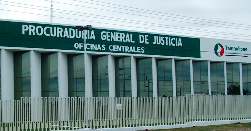 Oficinas de la Procuraduría General de justicia en Tamaulipas.