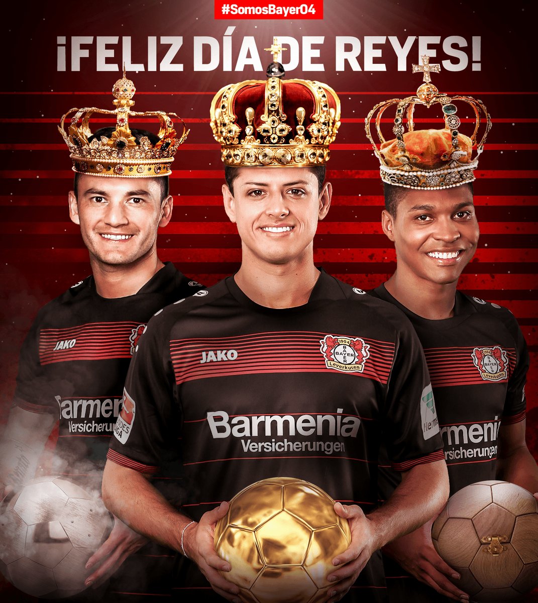 Chicharito se viste de Rey Mago