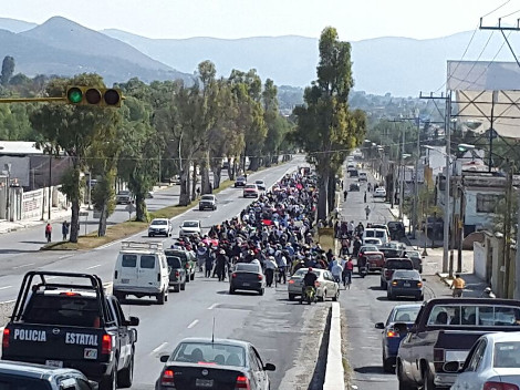 En diferentes punto de Hidalgo se registran cinco marchas en protestas y movilizaciones en contra del incremento al precio de la gasolina. 
