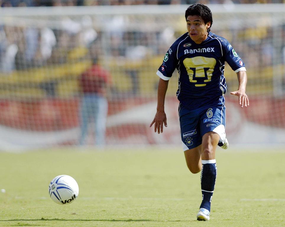 Gonzalo Pineda en su etapa con Pumas 