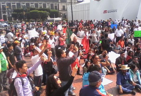 La marcha fue de manera pacífica.