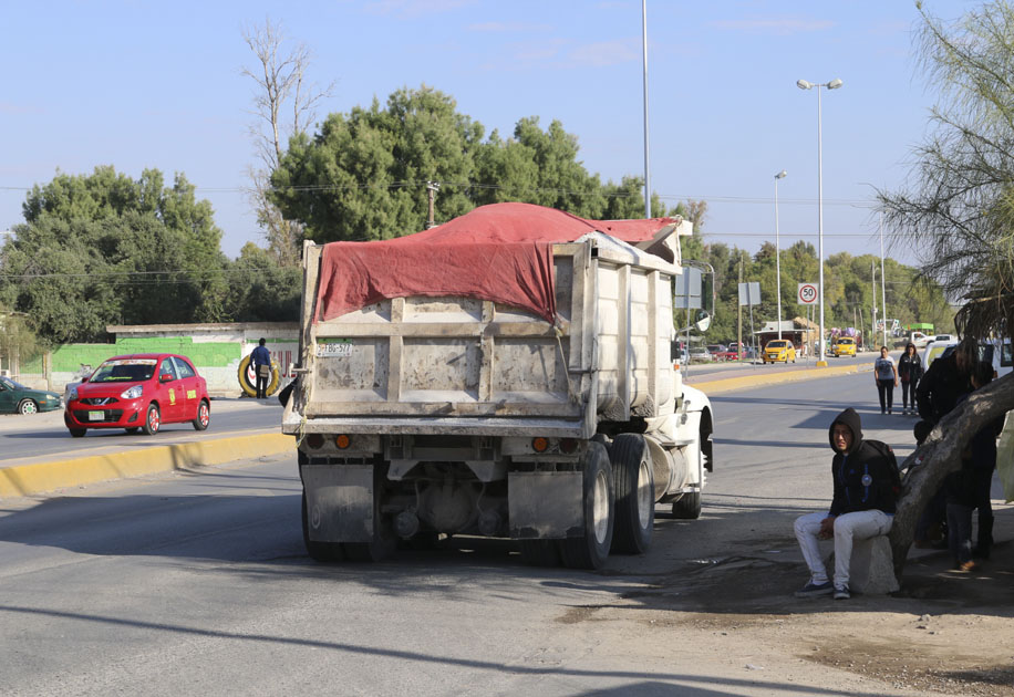 La tarifa en el transporte materialista no ha cambiado en cinco años. 