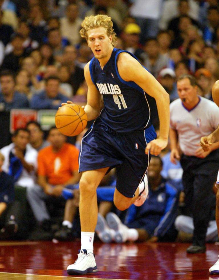 Dirk Nowitzki, jugador de los Mavericks de Dallas 