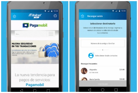 La aplicación te permite hacer recargas de saldo y pagar servicios como luz o gas. 