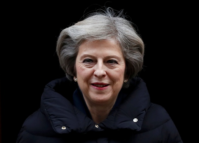La primera ministra británica, Theresa May.