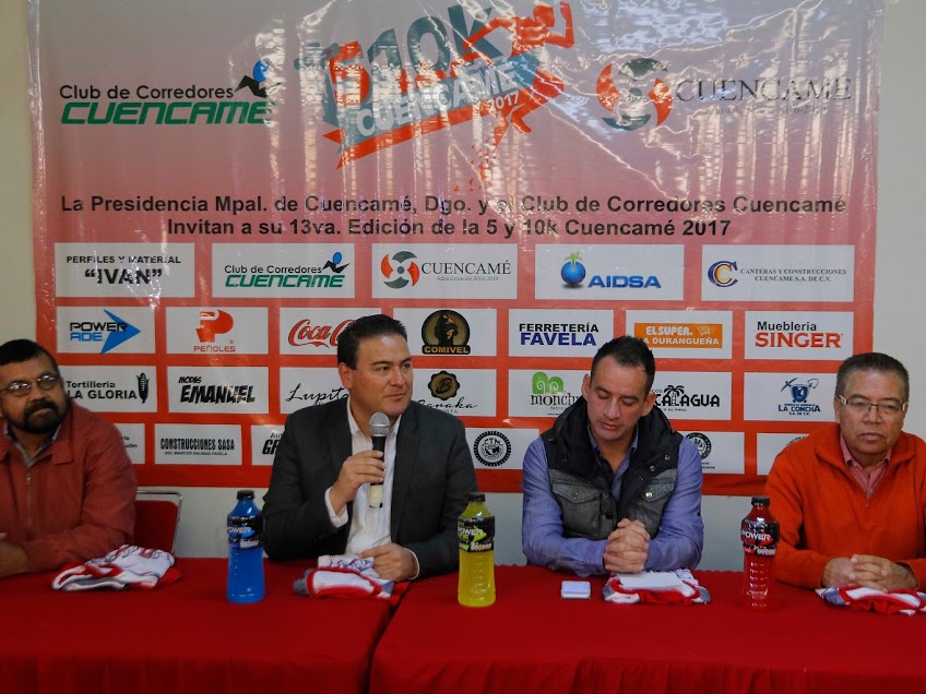 Presentan la XIII Carrera 5 y 10K Cuencamé- Grupo Milenio