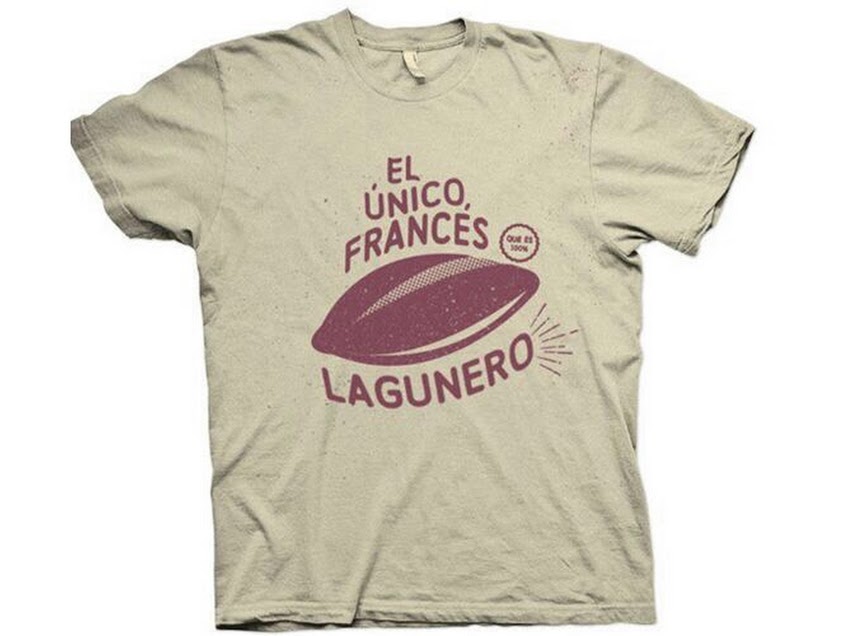 En Torreón, Luis Sergio "Máscara" Rangel, trabaja en diseños de playeras con identidad Lagunera.