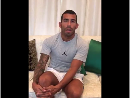 Carlos Tévez mandó un video para despedirse de los aficionados de Boca