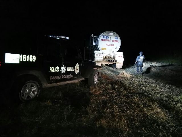 Gendarmería asegura las unidades y el combustible robado 