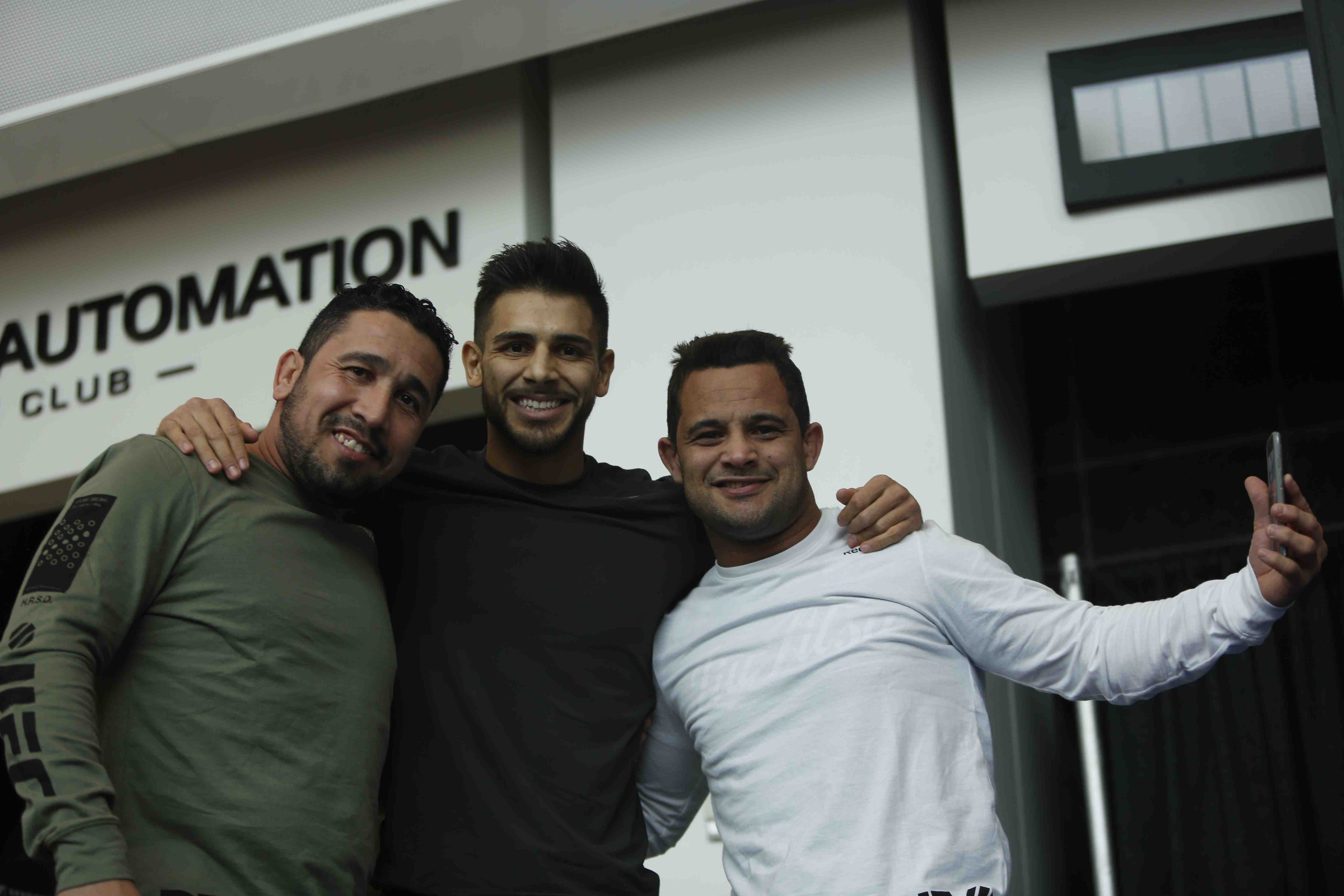 Mike Valle, Yair Rodríguez y Luiz Claudio