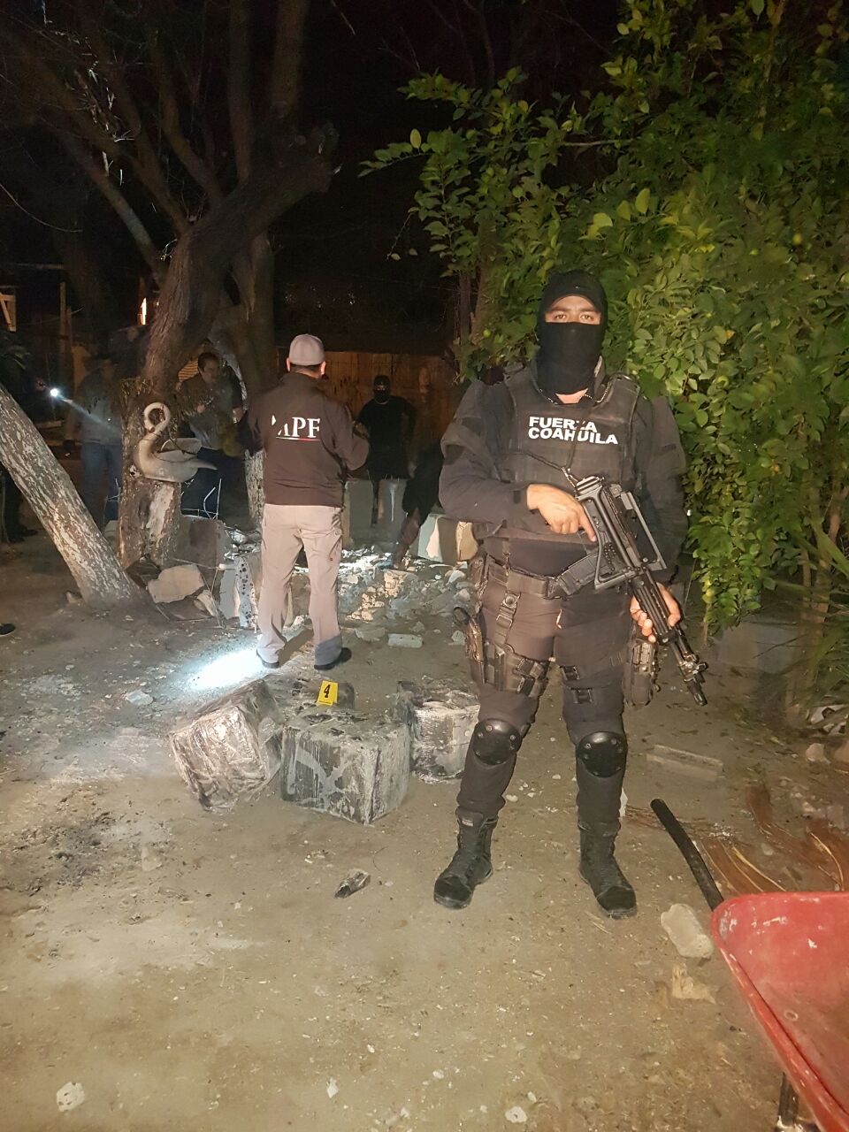 La droga fue encontrada en un domicilio de la ciudad de Piedras Negras. 