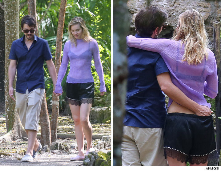 Diego Luna besa a Suki Waterhouse en Tulum.