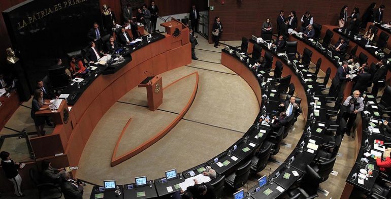 Pleno de la Cámara de Senadores.