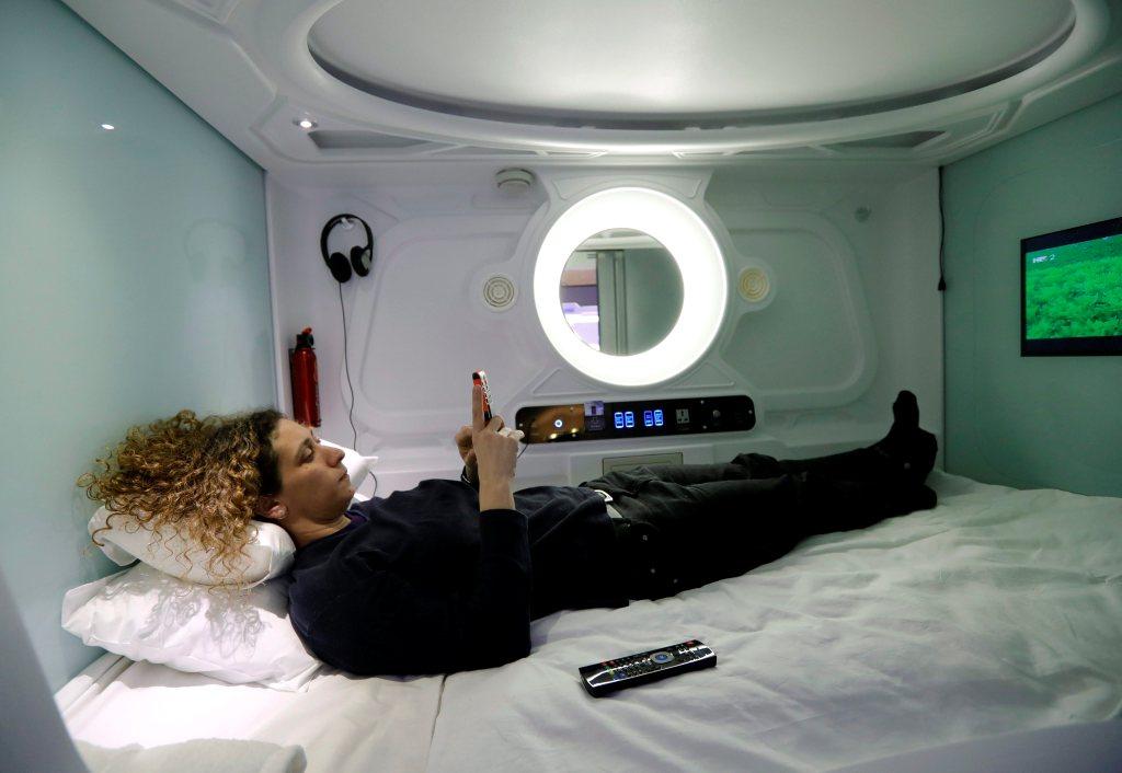 El hotel representa una visión de un viaje estelar.