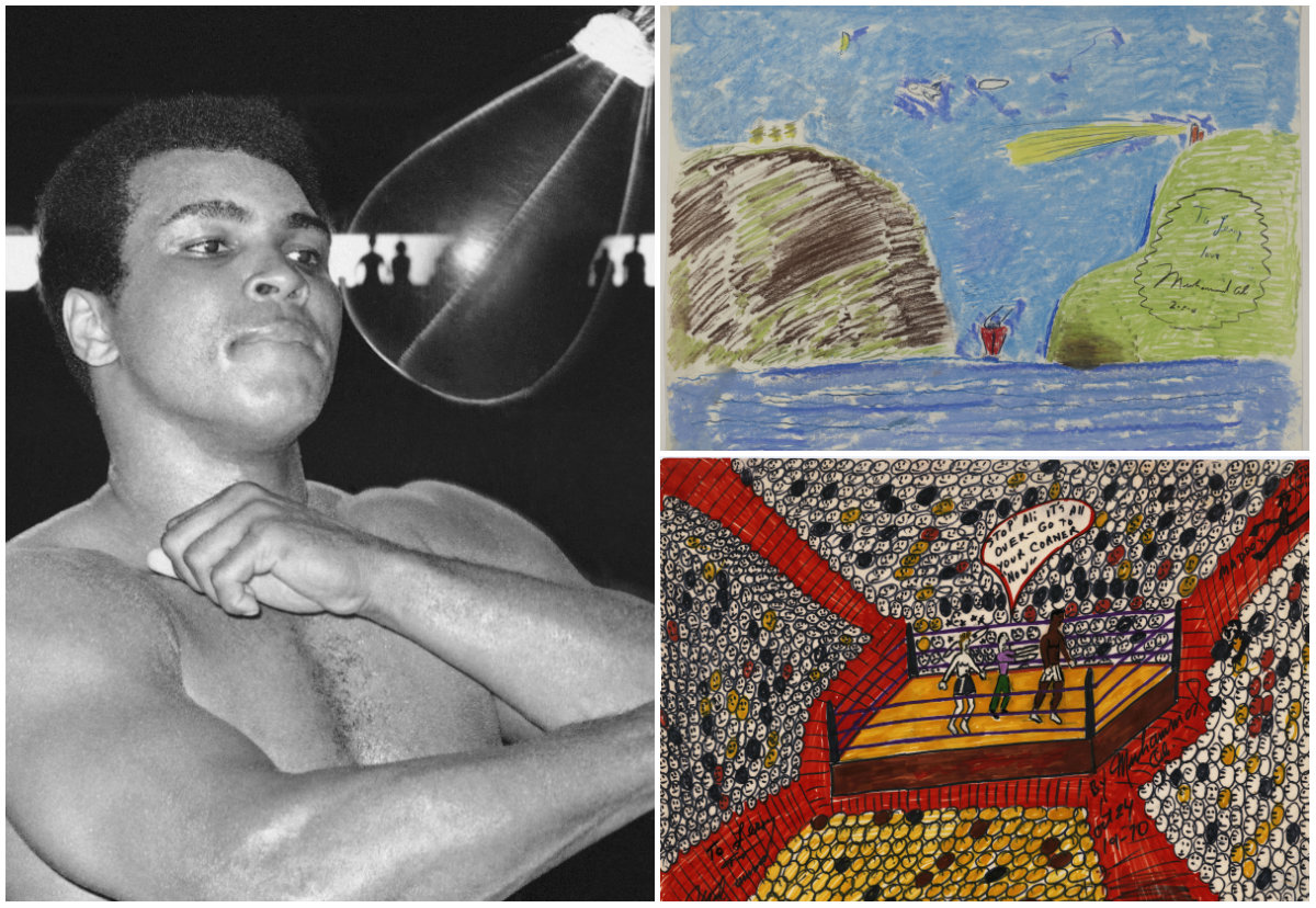 Los dibujos que hizo Muhammad Ali